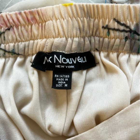 MIX NOUVEAU Pleated Floral  Bright multicolored Skirt Size M - Picture 6 of 6